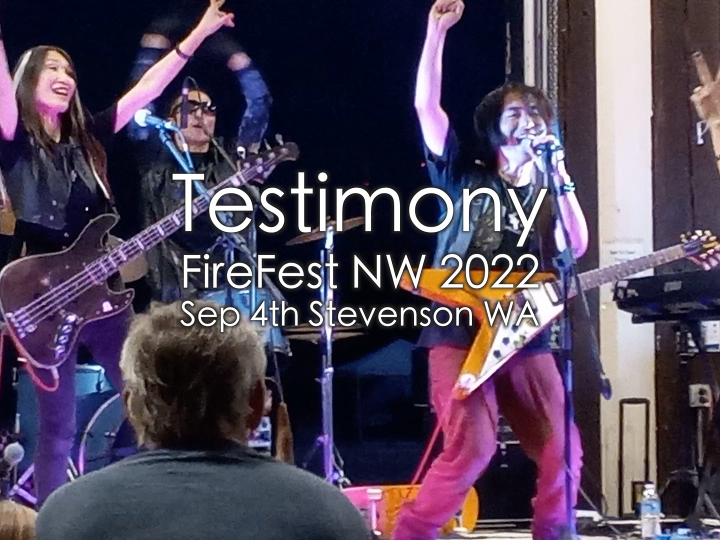 Testimony in a music form Live